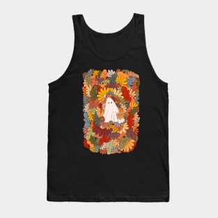 Ghost and flowers Tank Top